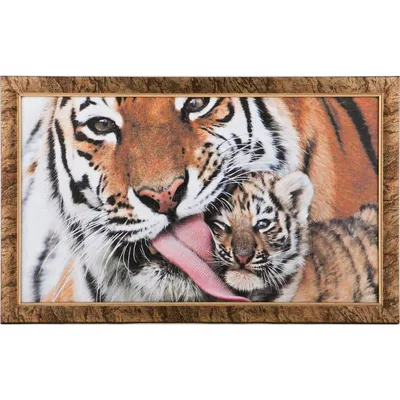 ᐉ Картина по номерам ArtSale Семья тигров PBN0693 40х50 см