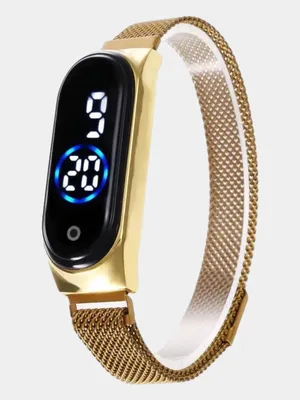 Купить SKMEI светодиодные сенсорные часы с датой и временем, электронные  часы для мужчин и женщин, роскошные водонепроницаемые цифровые наручные часы  из нержавеющей стали | Joom