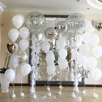 Набор воздушных шаров на свадьбу заказать с доставкой по Москве