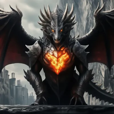 Сердце дракона» — создано в Шедевруме