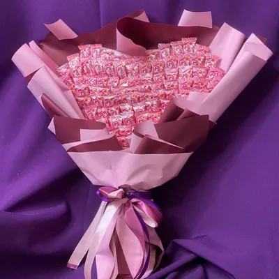 Букет из конфет рафаэлло подарочный поздравительный съедобный Сладкое Сердце  ⋆ Букеты всем!