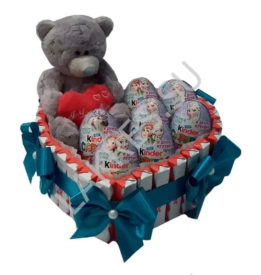 Сердце из конфет отличный подарок на 14 февраля №1076973 - купить в Украине  на Crafta.ua