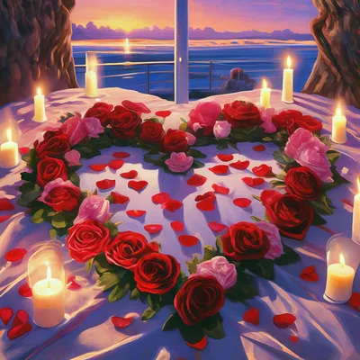 Лепесток розы в форме сердца находится под зонтиком из розовых лепестков,  бусы, Годовщина, счастливый фон картинки и Фото для бесплатной загрузки