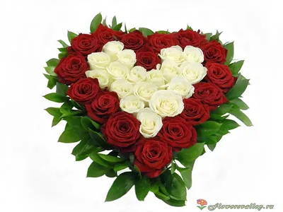 Купить Сердце из роз в коробке Донецк | UFL