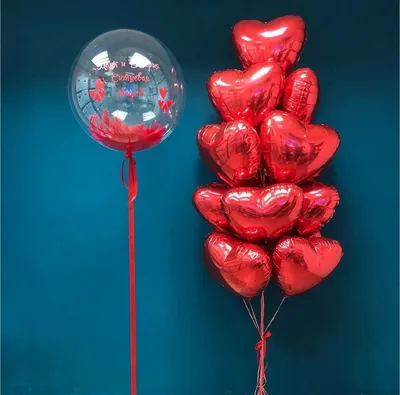 Сердце из воздушных шаров #5 - заказать в интернет-магазине воздушных шаров  ФлайСПб
