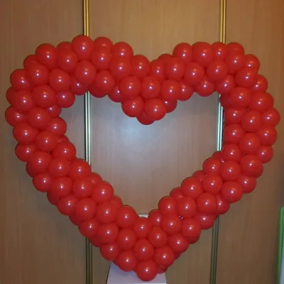 Купить Фигура из фольгированных шаров \"Сердце\" - shar.company