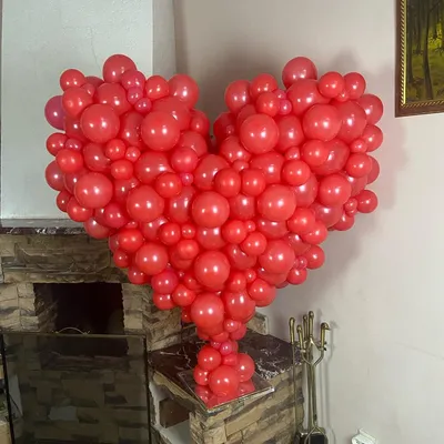 Сердце из шаров (арт.: 101-03) - шарики на свадьбу | МегаШар - доставка  шаров 24 часа
