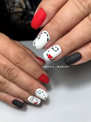 Сердце на ногтях | Nails, Valentine, Beauty