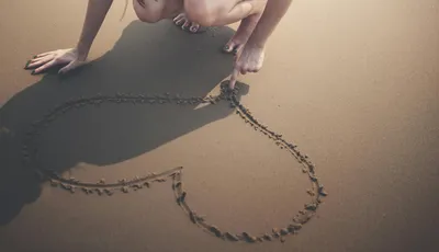 Бесплатное изображение: сердце, любовь, Сообщение, песок, символ,  Симметрия, почвы, пляж, Аннотация, пустая