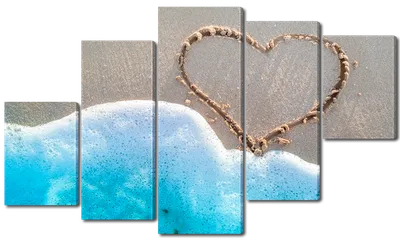 Картинки море и сердце на песке (61 фото) » Картинки и статусы про  окружающий мир вокруг