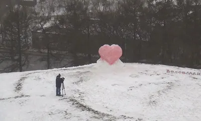 Сердечко на снегу :: Алсу Кидряева – Социальная сеть ФотоКто