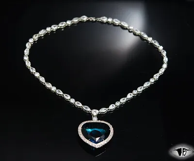 Кулон (ожерелье, подвеска, колье) Сердце Океана из фильма Титаник: цена 139  грн - купить Украшения на ИЗИ | Украина