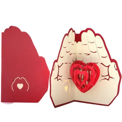 Романтическая открытка сердечки в сердце на белом фоне Stock Vector | Adobe  Stock