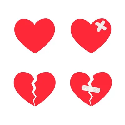 красное сердце и бинты Фон Обои Изображение для бесплатной загрузки -  Pngtree