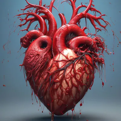 Сердце кровью обливается 💔» — создано в Шедевруме