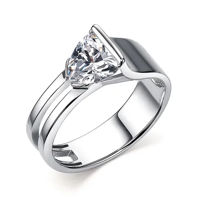 Серебряное кольцо SOKOLOV 94013635 с фианитом: Серебро 925° пробы — купить  в ювелирном интернет-магазине Diamant