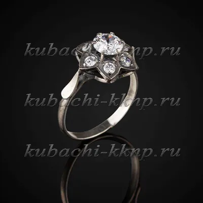 Серебряное кольцо с фианитами SUNLIGHT 061926: белое серебро 925 пробы,  фианит — купить в интернет-магазине Санлайт, фото, артикул 121284