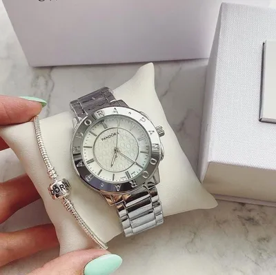 ⏱ Женские серебряные часы Pandora Silver Пандора металлические, цена 499 ₴  - 1389298956