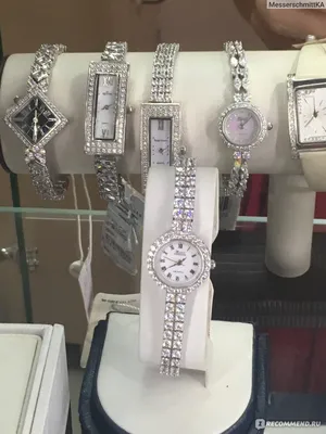 Купить женские серебряные часы «DISCO» с бриллиантами (белые)