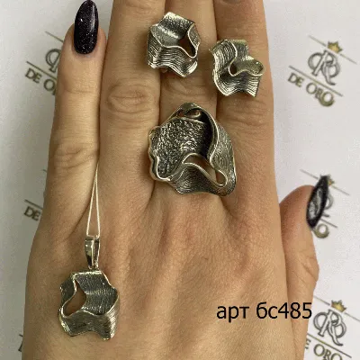 Серебряное кольцо без камней (арт. 7501/5749) в stolychnashop.com.ua