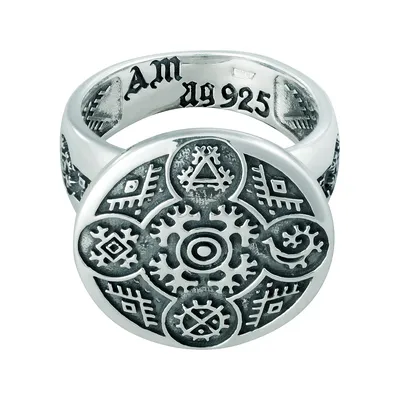 Серебряное кольцо с перламутром S122-91 - Купить в Киеве, цена на Серебряные  кольца от магазина Golden Silver