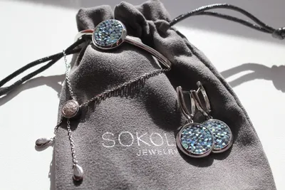 Серьги из серебра с кристаллами SOKOLOV 5083325 купить в интернет-магазине  Wildberries