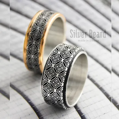 Необычные дизайнерские обручальные кольца из серебра и золота. | 8jewel.ru  | Дзен