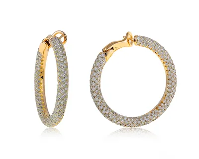Оригинальные золотые серьги с бриллиантами 4.50ct Chaumet – купить за 1 028  500 ₽ в интернет-магазине Mister Diamond с бесплатной доставкой