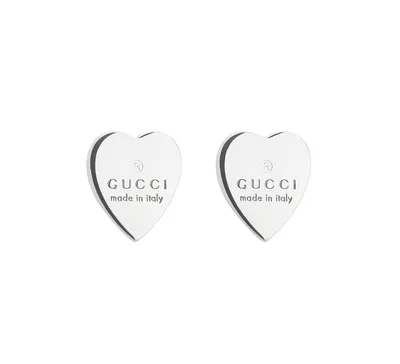 Серьги Gucci Trademark YBD223990001, серебро | Mercury