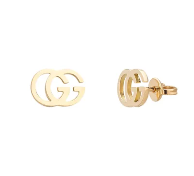 Серьги Gucci GG Running YBD094074002, жёлтое золото | Mercury