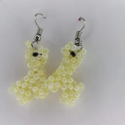 Длинные серьги из бисера. Мастер-класс / DIY Long beaded earrings - YouTube