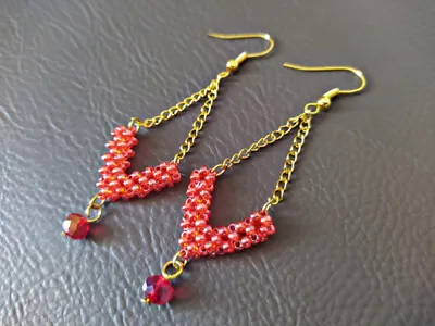 Серьги-ромбы. МК. Earrings - YouTube | Beaded jewelry, Beaded jewelry  designs, Beaded earrings diy