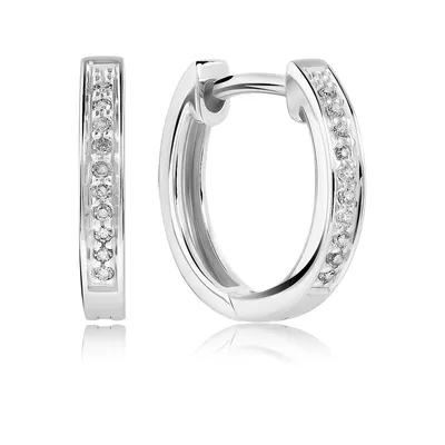 Серьги кольца COMBO ICE EARRINGS на заказ из белого и желтого золота,  серебра, платины или своего металла