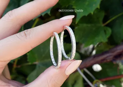 Серьги-кольца с камнями 244648063-62 - купить в интернет-магазине LOVE  REPUBLIC по цене: 599 ₽