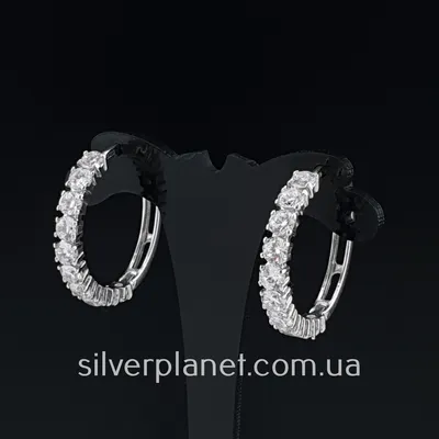 YUNU accessories Серьги кольца с камнями