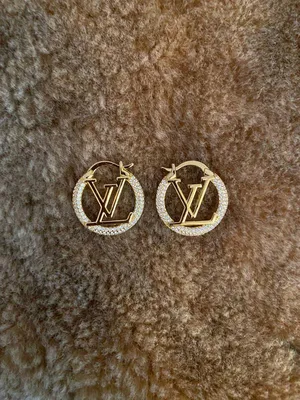 Серьги LouisVuitton Louis Vuitton Lockit Rose Gold Earrings (21344) купить  в Москве, выгодная цена - ломбард на Кутузовском