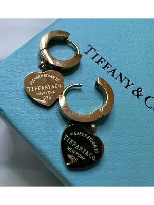 Серьги-гвоздики в стиле \"Tiffany\" купить по цене 1119 ₽ в интернет-магазине  KazanExpress