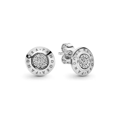 Купить Серьги-гвоздики Pandora Signature 290559CZ в интернет-магазине, цена  7390 руб