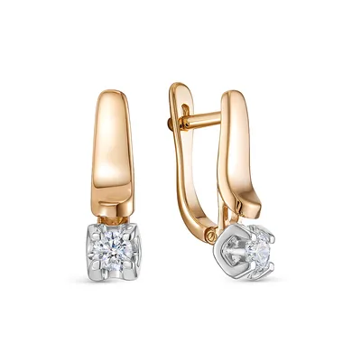 Серьги из белого золота с бриллиантами — купить в интернет-магазине  Якутские бриллианты