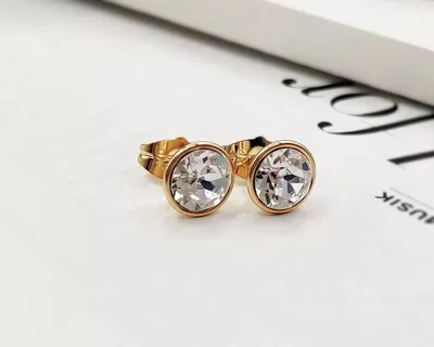 Купить Серьги с кристаллами Swarovski - SPirk.ru