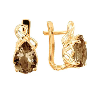 Богатые золотые серьги с топазами 9.50ct – купить за 163 500 ₽ в  интернет-магазине Mister Diamond с бесплатной доставкой