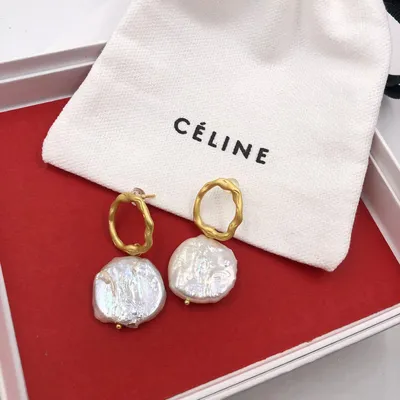 Серьги CELINE - купить с доставкой по выгодным ценам в интернет-магазине  OZON (1253771373)