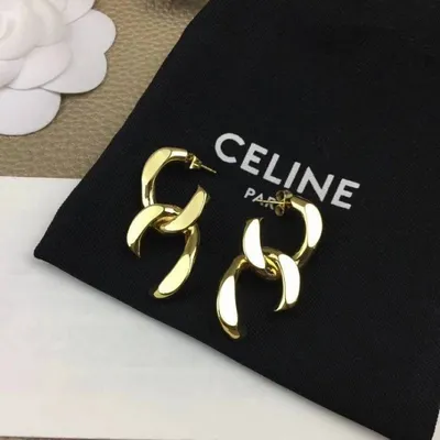 Серьги Celine ( Селин ) из новой коллекции купить в Москве интернет  магазин, в наличии в подарочной упаковке с быстрой доставкой