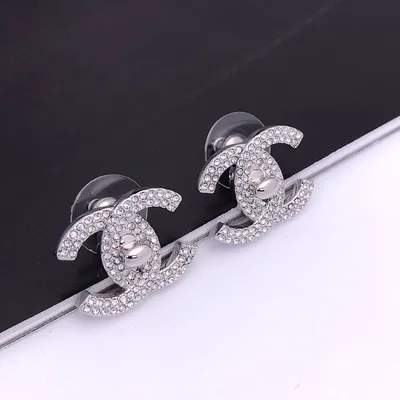 Серьги Chanel BMS-101677 купить в Москве | Интернет-магазин Brends-msk.ru