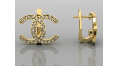 Серьги Chanel купить за 2139 грн в магазине UKRFashion. Товары бренда Chanel.  Лучшее качество