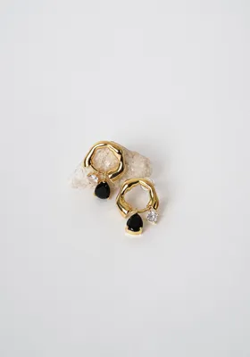 Серьги-кольца в виде капли, висячие купить по цене 200.07 ₽ в  интернет-магазине KazanExpress
