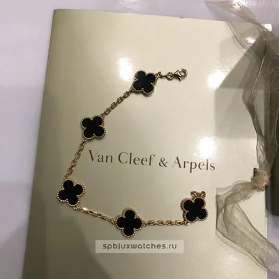 Серьги Van Cleef с перламутром