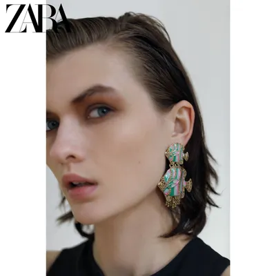 Серьги кольца зара Zara в золотом цвете (ID#888531921), цена: 140 ₴, купить  на Prom.ua