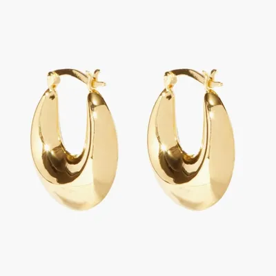 Где купить самые модные золотые серьги-кольца | Vogue Russia