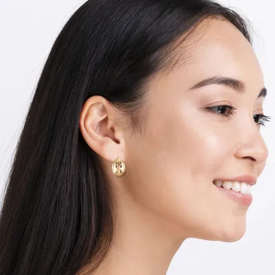 55160- Серьги КАПЛИ Large Drop Earrings BOTTEGA VENETA lux цвет белое золото  – купить в интернет-магазине, цена, заказ online